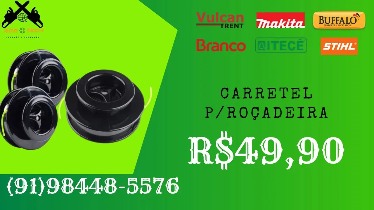 CARRETEL P/ROÇADEIRA STIHL/IMPORTADAS
