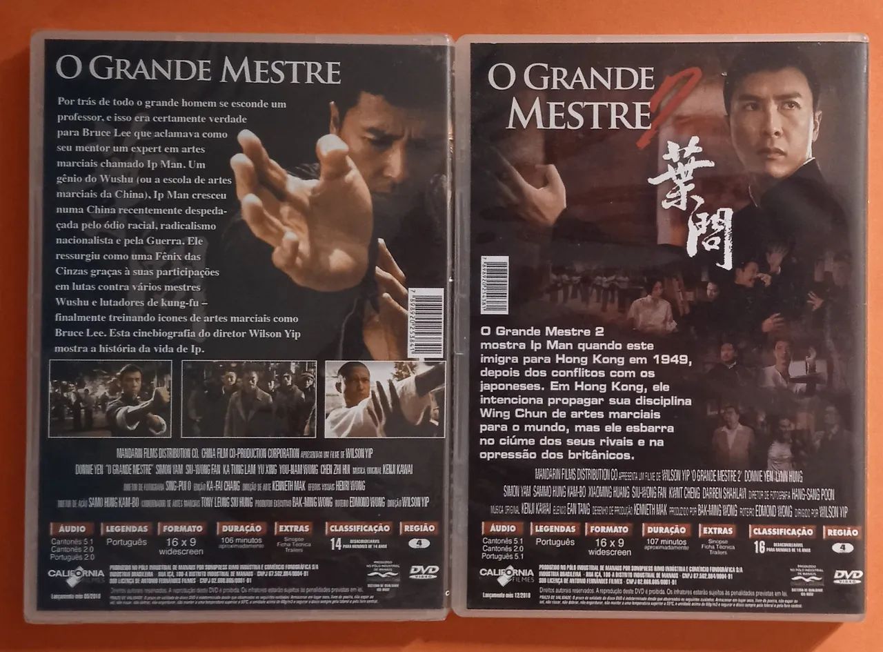 Dvd O Grande Mestre 1 e 2 (IP Man) - Foto 2