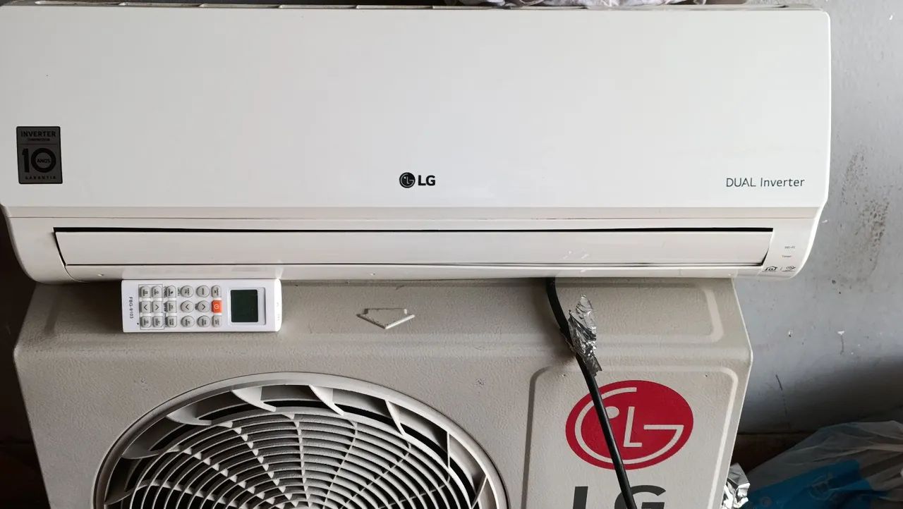 Ar Condicionado dual inverter LG 9 mil btus novo praticamente com WiFi 2 garantia de 6 mes - Foto 4
