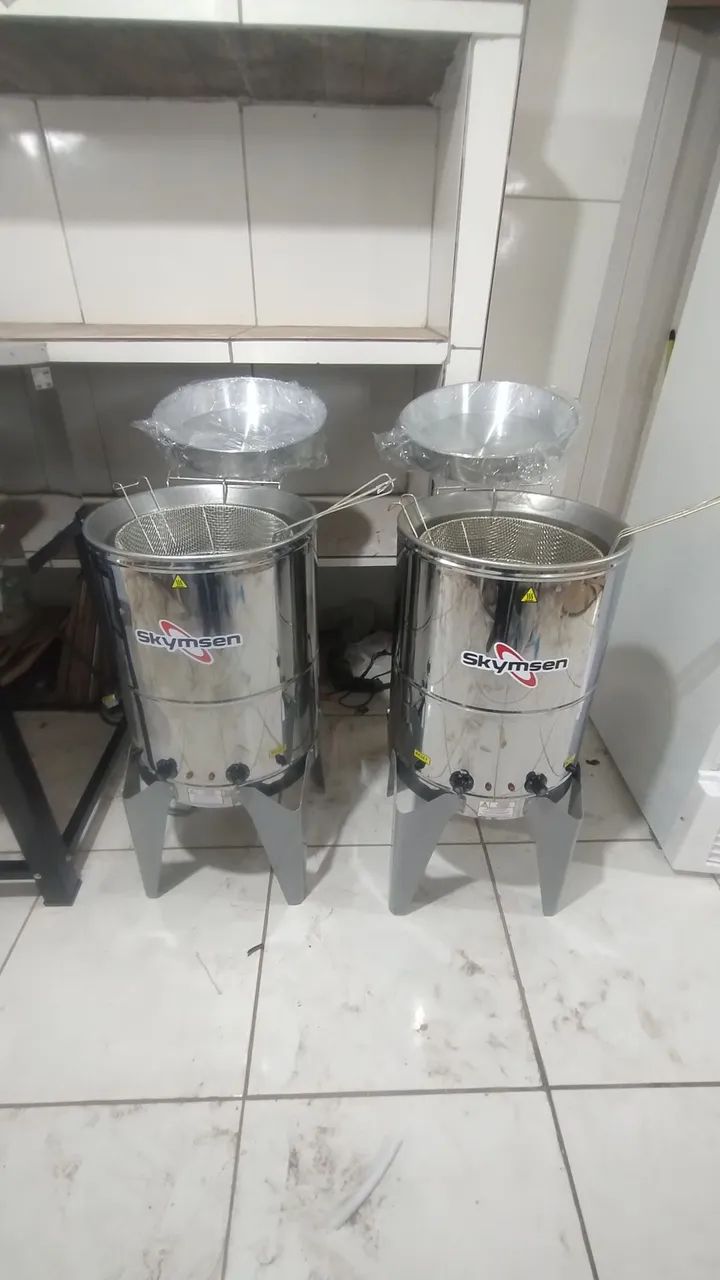 FRITADEIRA ELÉTRICA ÁGUA E ÓLEO 38 LITROS 8.000 E SKYMSEN  - Foto 3