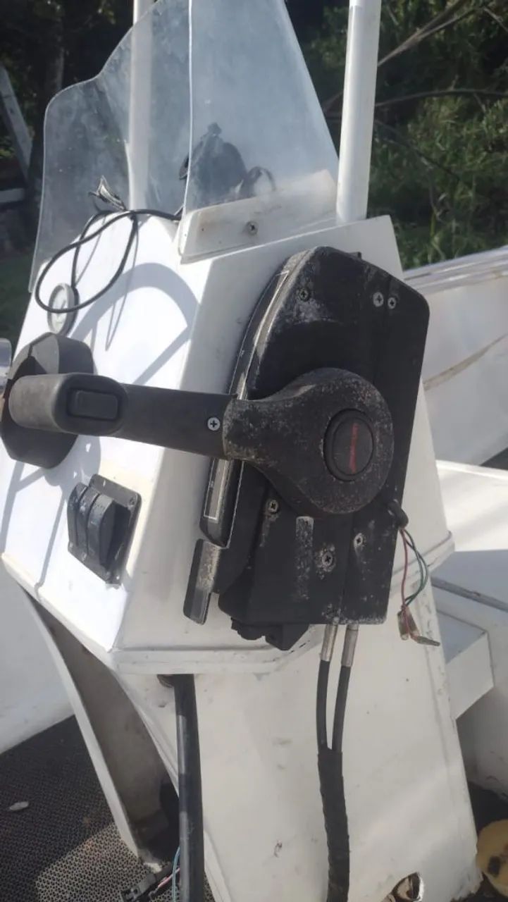 Manete Mercury + cabos  12 pés barco