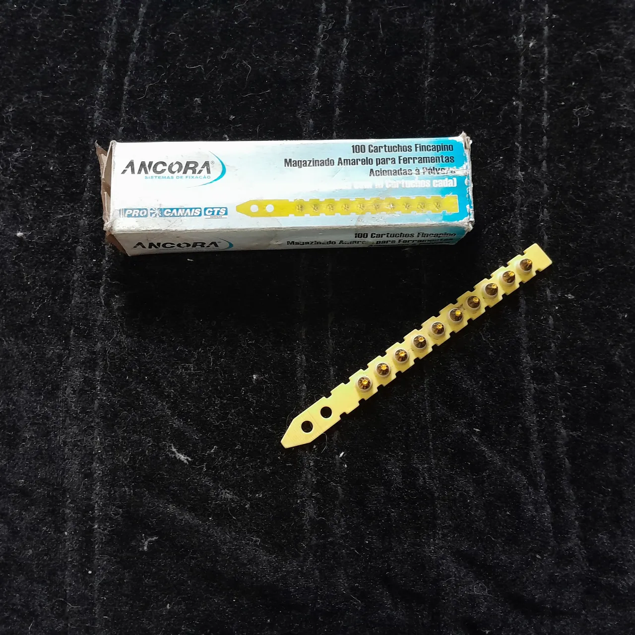 12 Caixinhas Cartuchos Fincapino Amarelo - Ancora