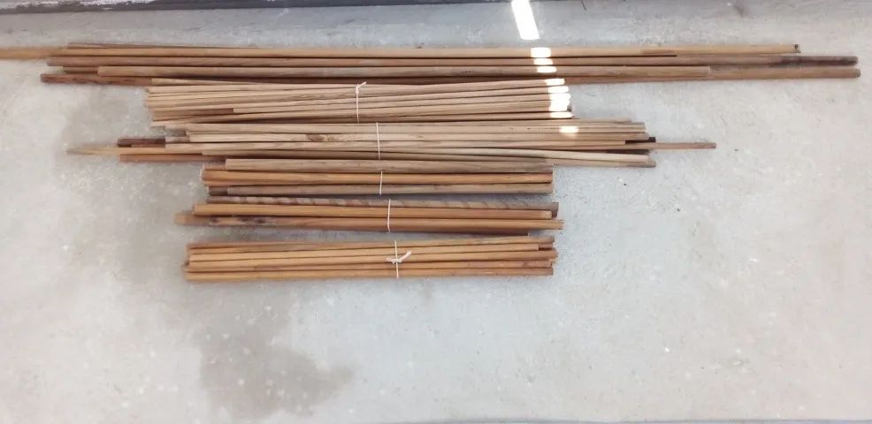 Cabos de madeira diversos para artesanato.  - Foto 3