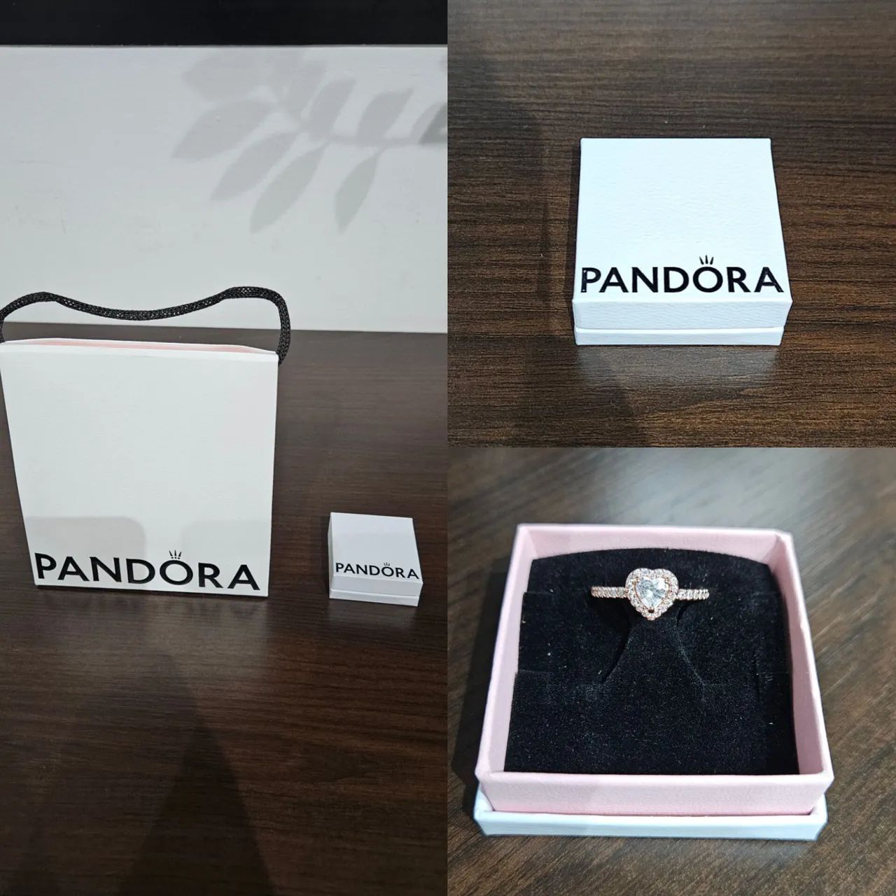 Anel Pandora Ouro Rosé tamanho 52 - Foto 3