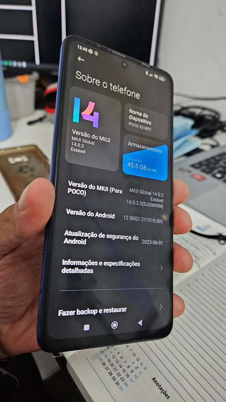 Xiaomi poco x3 nfc 6gb ram 64gb memória