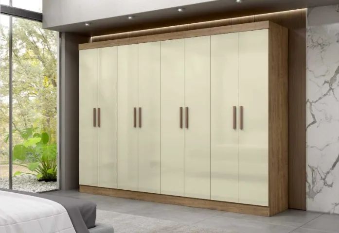 Guarda Roupa 100% MDF 8 Portas 4 Gavetas Entregamos