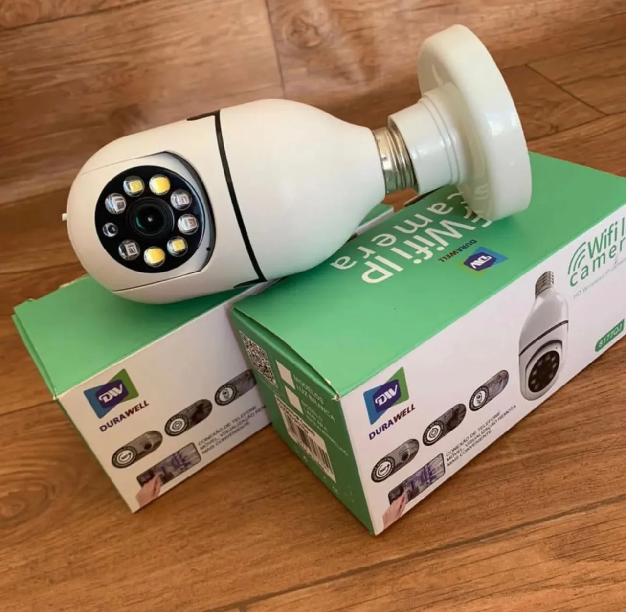 Câmera Wi-Fi IP Visão Noturna Áudio - Segurança para sua casa!