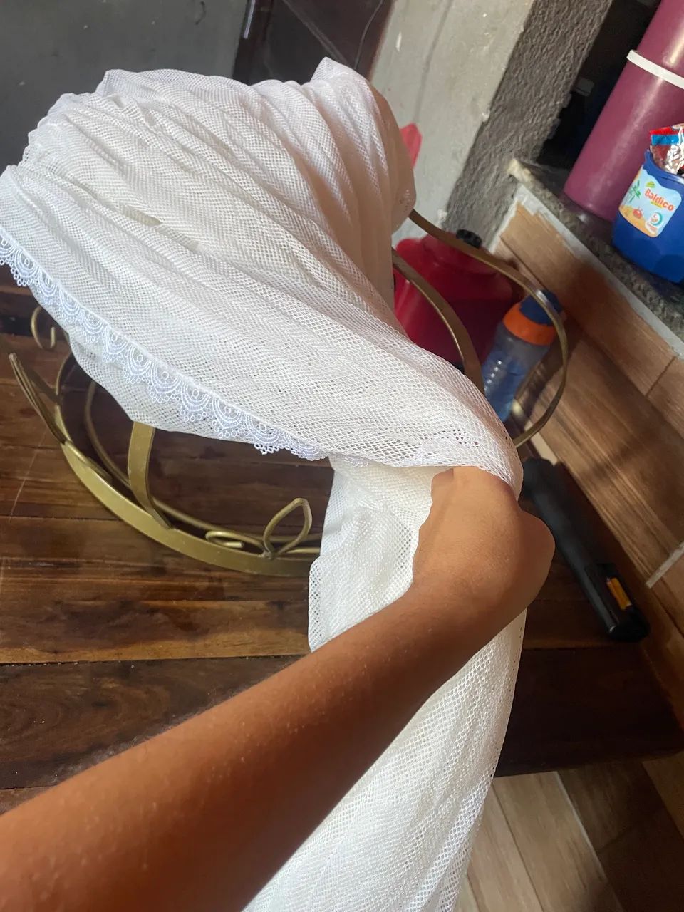 Dossel coroa com véu  - Foto 3