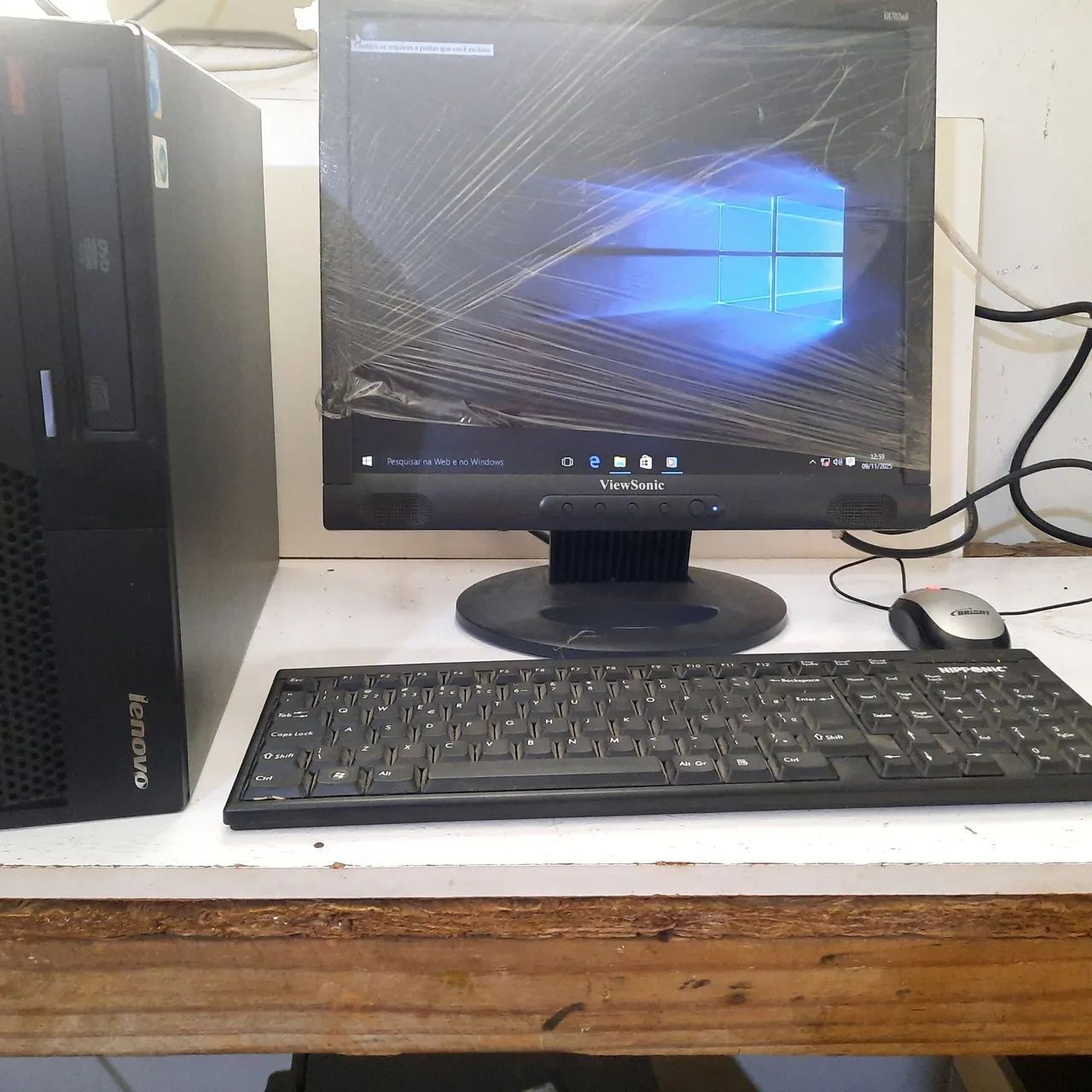 Mini torre Lenovo thinkcentre core2duo HD 320G memória 6G - Foto 4