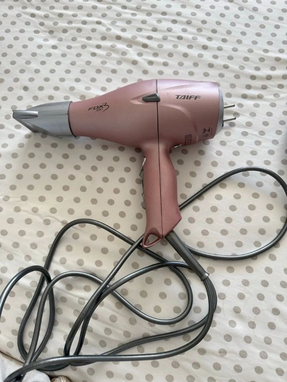 secador profissional de cabelo taiff fox 3 ion