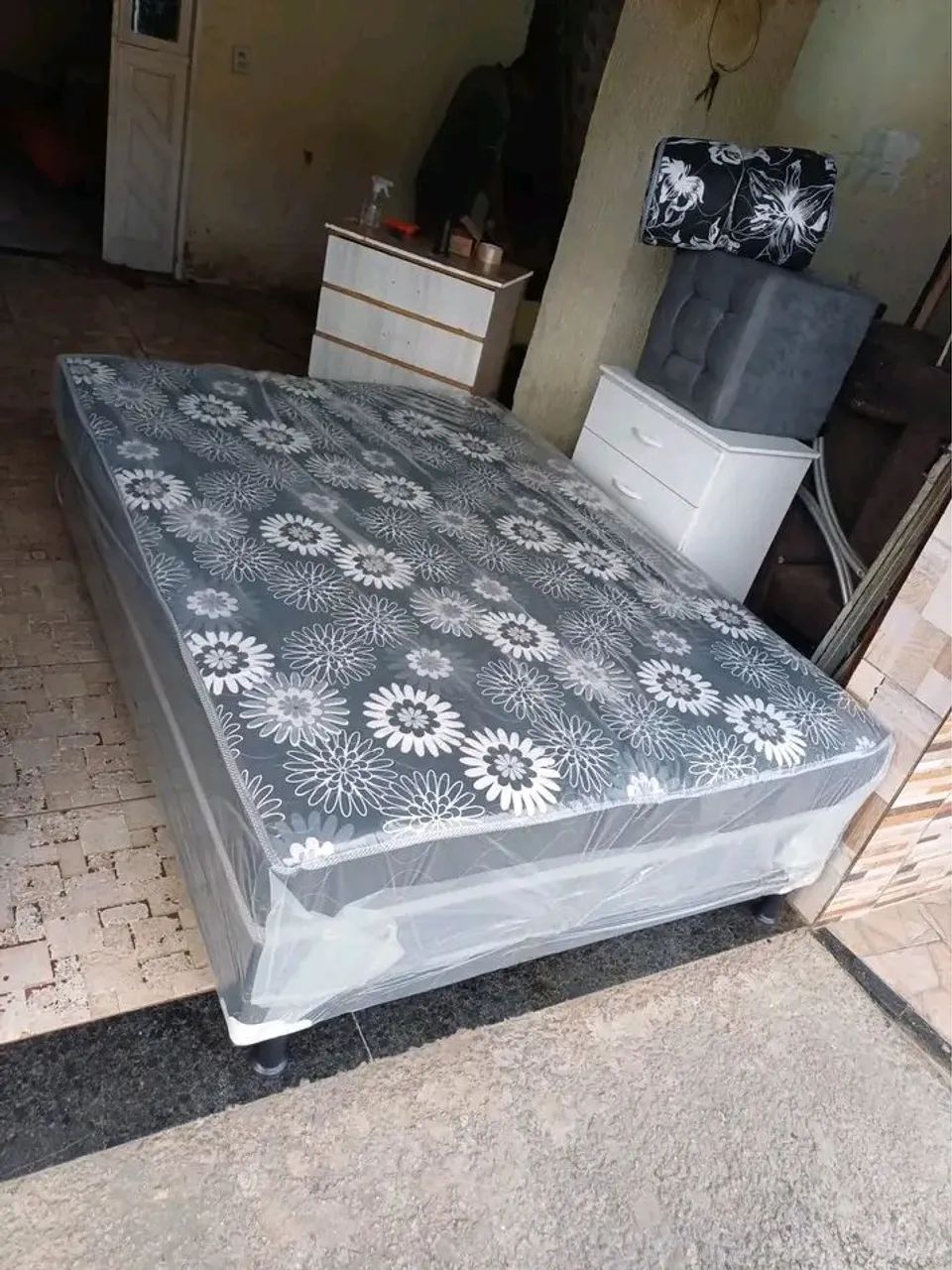 Cama box casal 