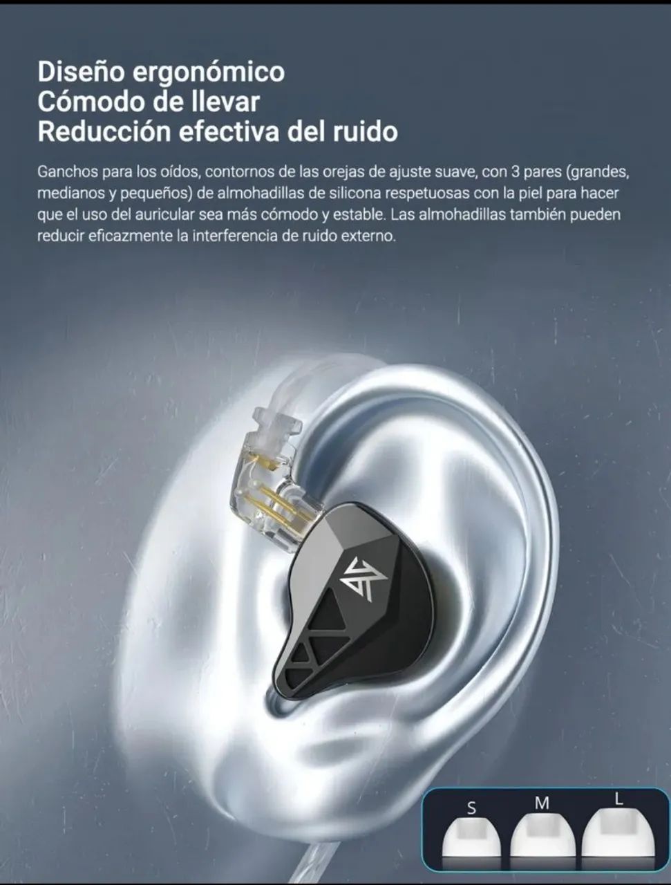 Fones de Ouvido KZ EDXS IEM Som Incrível! - Foto 3