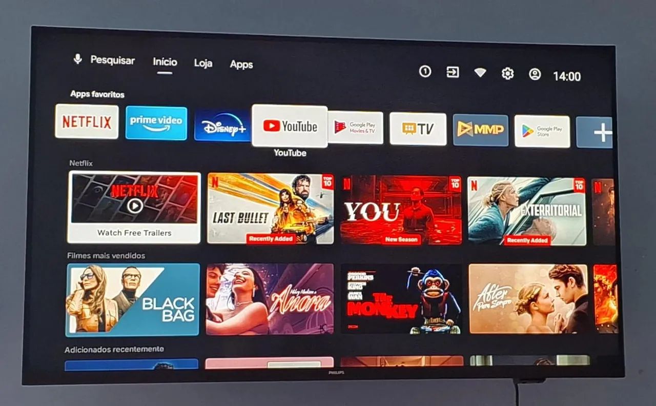 Smart TV Philips 43 polegadas com Netflix, Youtube e muito mais! - Foto 2