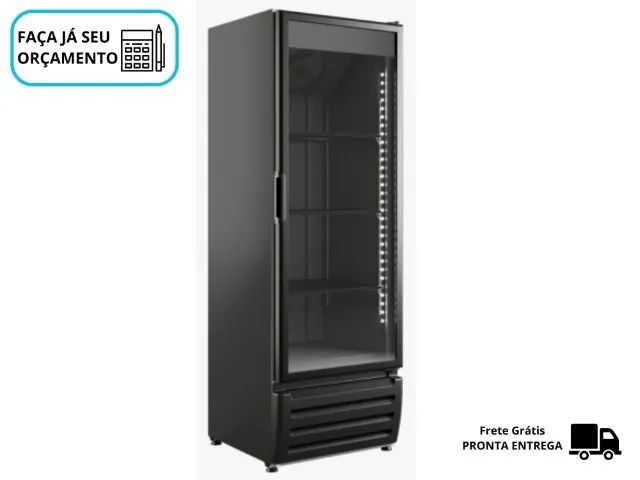 Cervejeira Tampa de Vidro Comercial 470 litros Braslar Nova