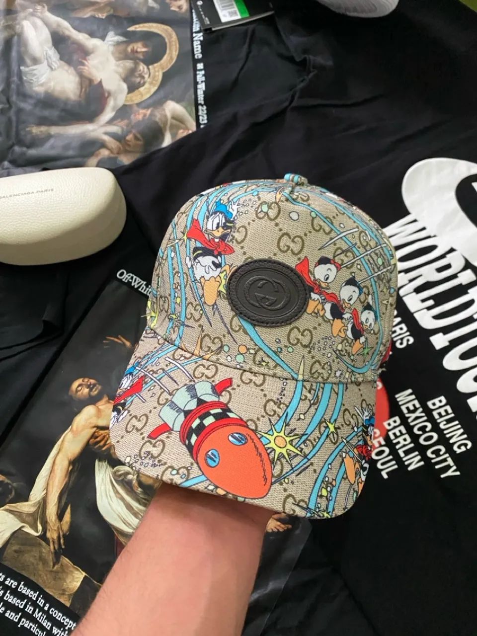 Boné Gucci X Disney Donald Duck