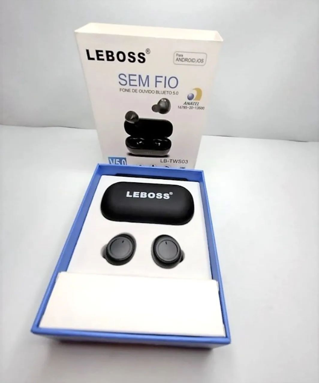 Fone de Ouvido In-ear sem Fio Bluetooth 5.0 Leboss LB-TWS03 - Foto 2