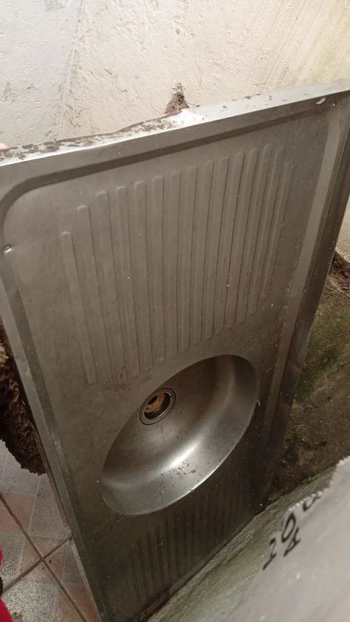 Pia alumínio grande 