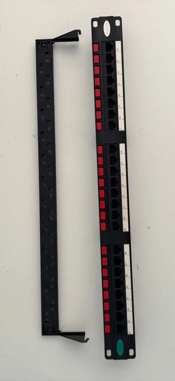 PATCH PANEL CAT6e 24 PORTS MODULAR MULTILAN FURUKAWA m64317906316033121