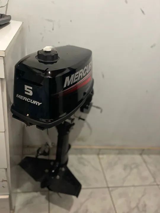 Motor Mercury 5HP - 2024 - Seminovo - Foto 7