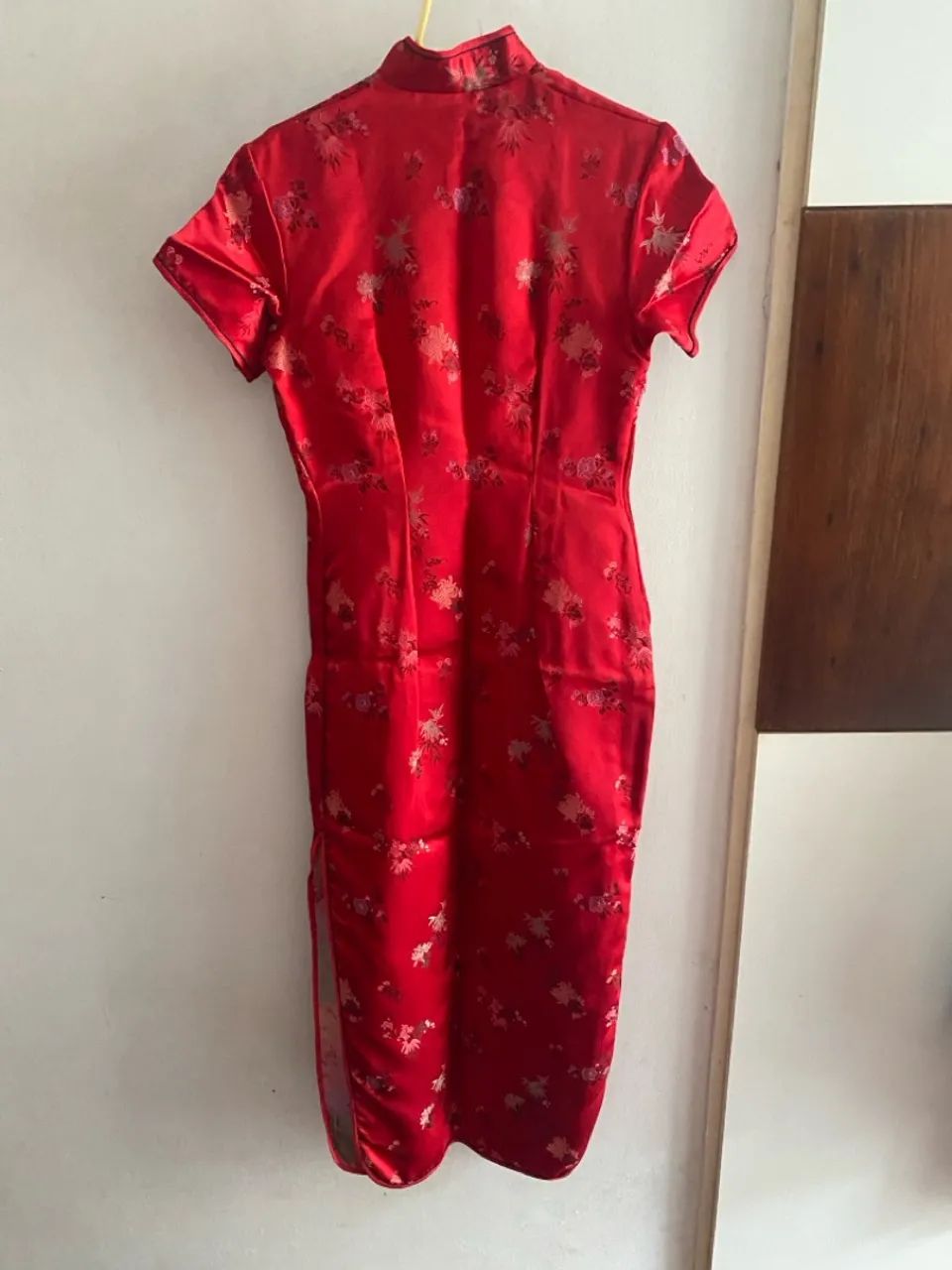 Vestido Chinês Tradicional Vermelho - Foto 2