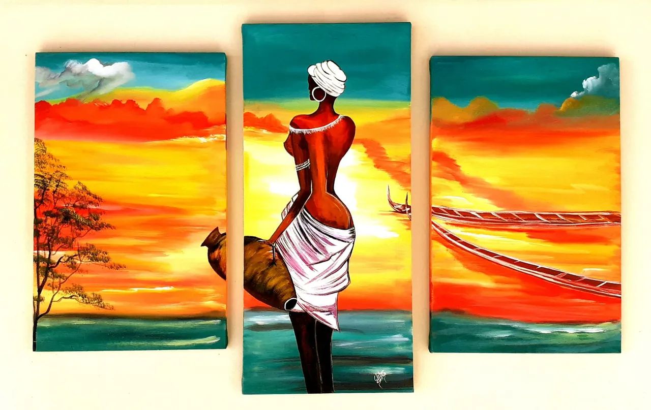 Quadro abstrato de dança - Foto 2