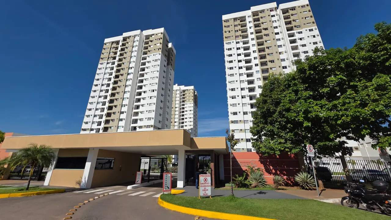 Alugo Apartamento 3/4 sendo 1 suite Edificio Beira Rio ao lado da Unic em Cuiabá.