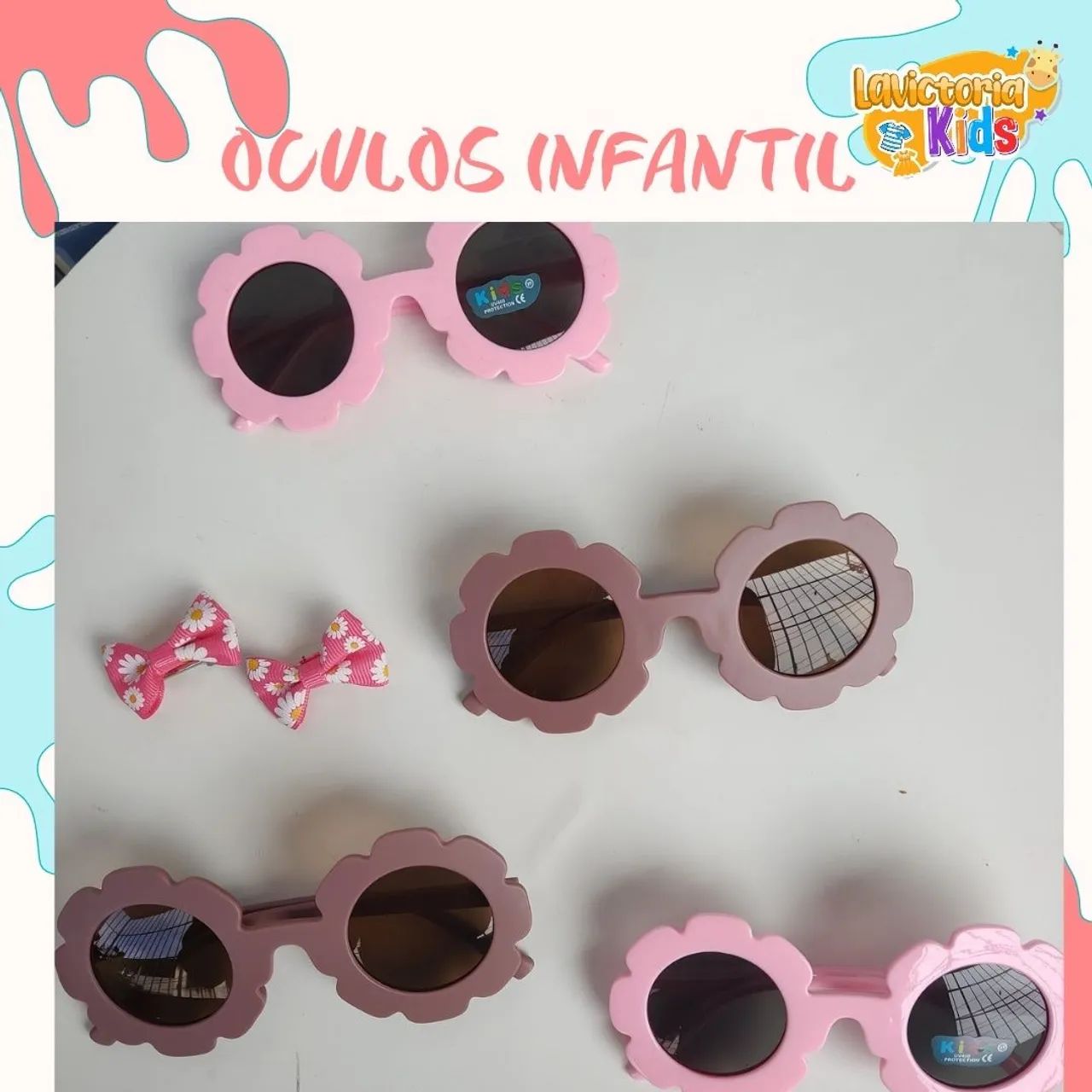 Oculos de sol infantil no atacado  - Foto 2