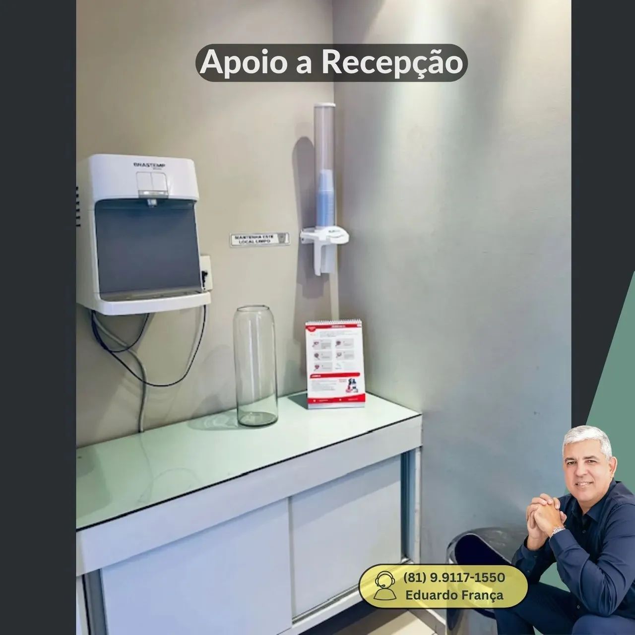 Vendo linda Sala consultório médico odontológico, 34m2 estacionamento privativo e grátis p - Foto 6