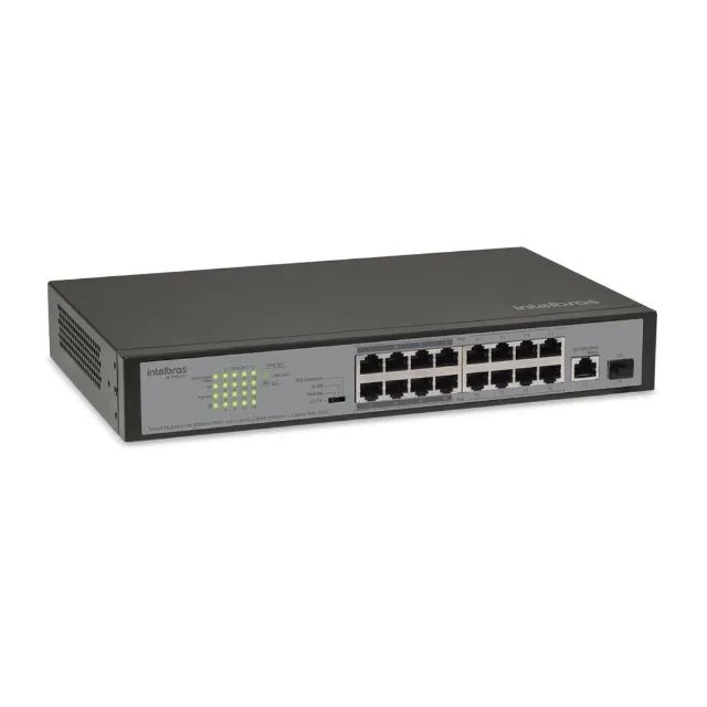 Switch 16P Fast PoE 1P Gigabit SF 1811 PoE Intelbras. - Foto 2