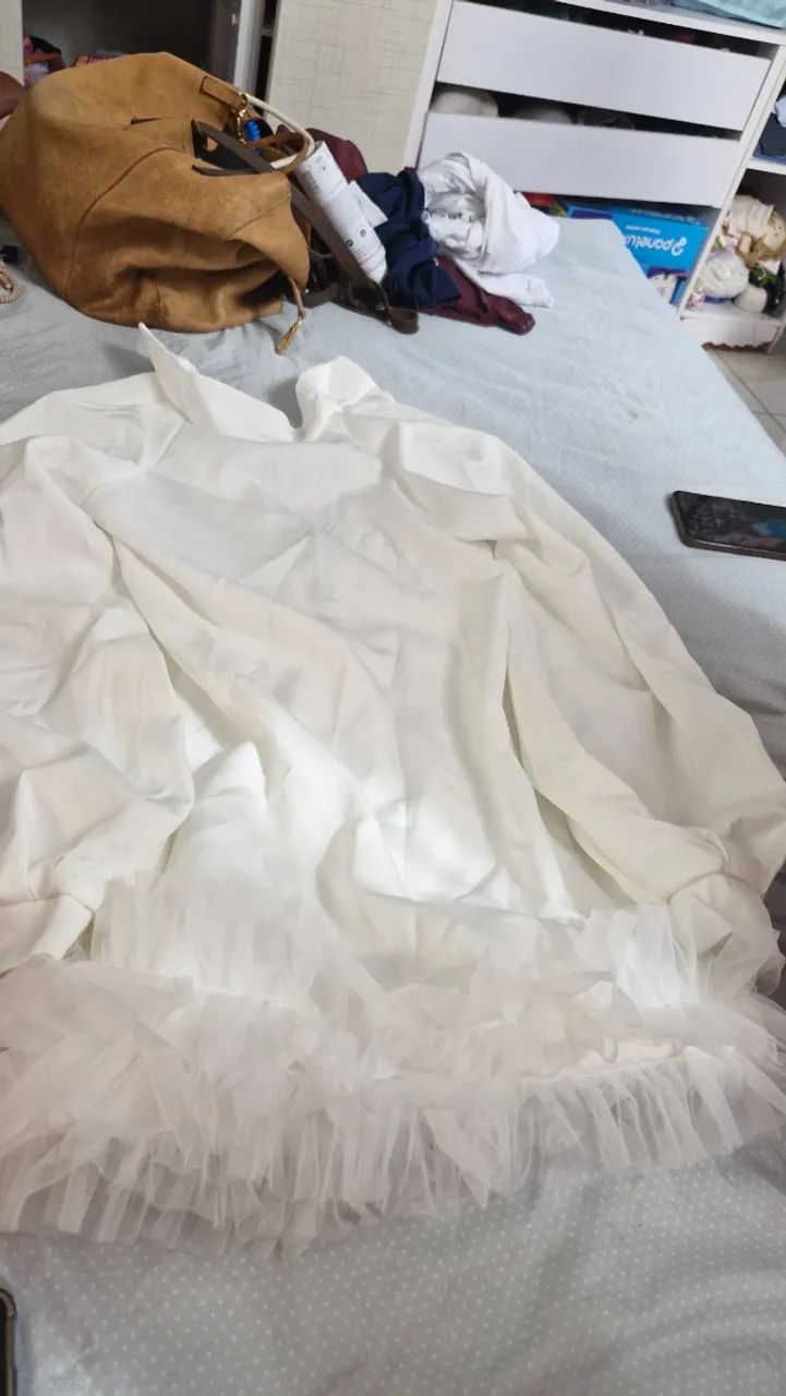 Vestido com Tule
