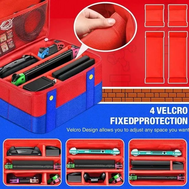 Bolsa Maleta Nintendo Switch - Estojo completo para seu NS - Foto 2