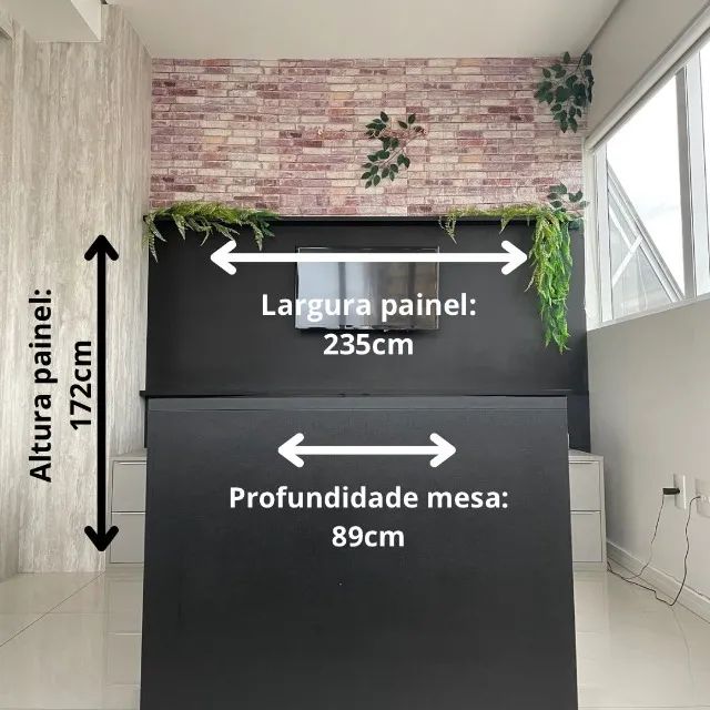 MESA DIRETORIA COM PAINEL - CRIARE - Foto 3