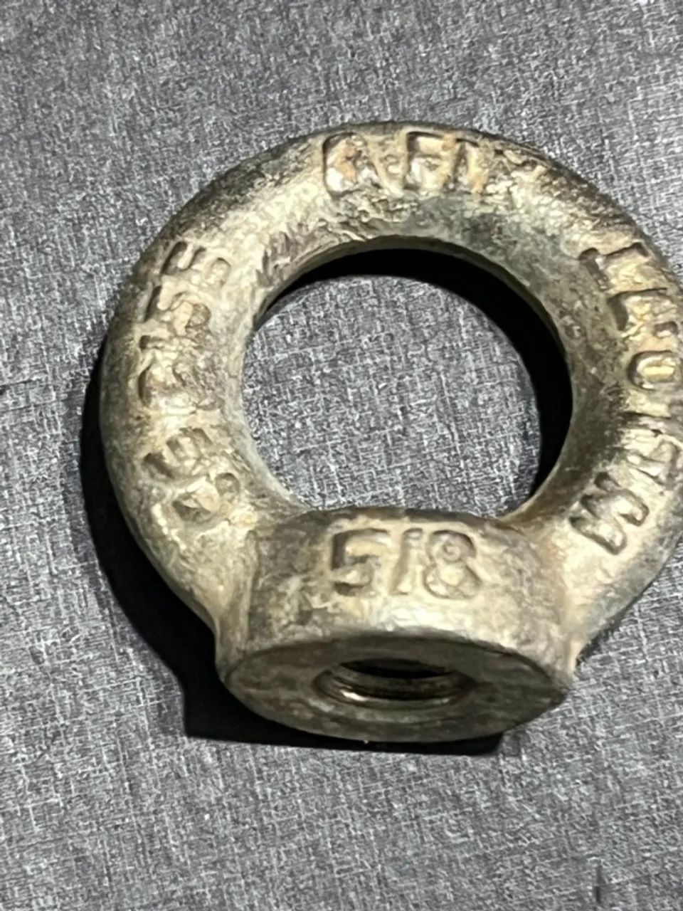 Porca Olhal Suspensão Rosca 5/8" Unc 700kgf - Foto 3