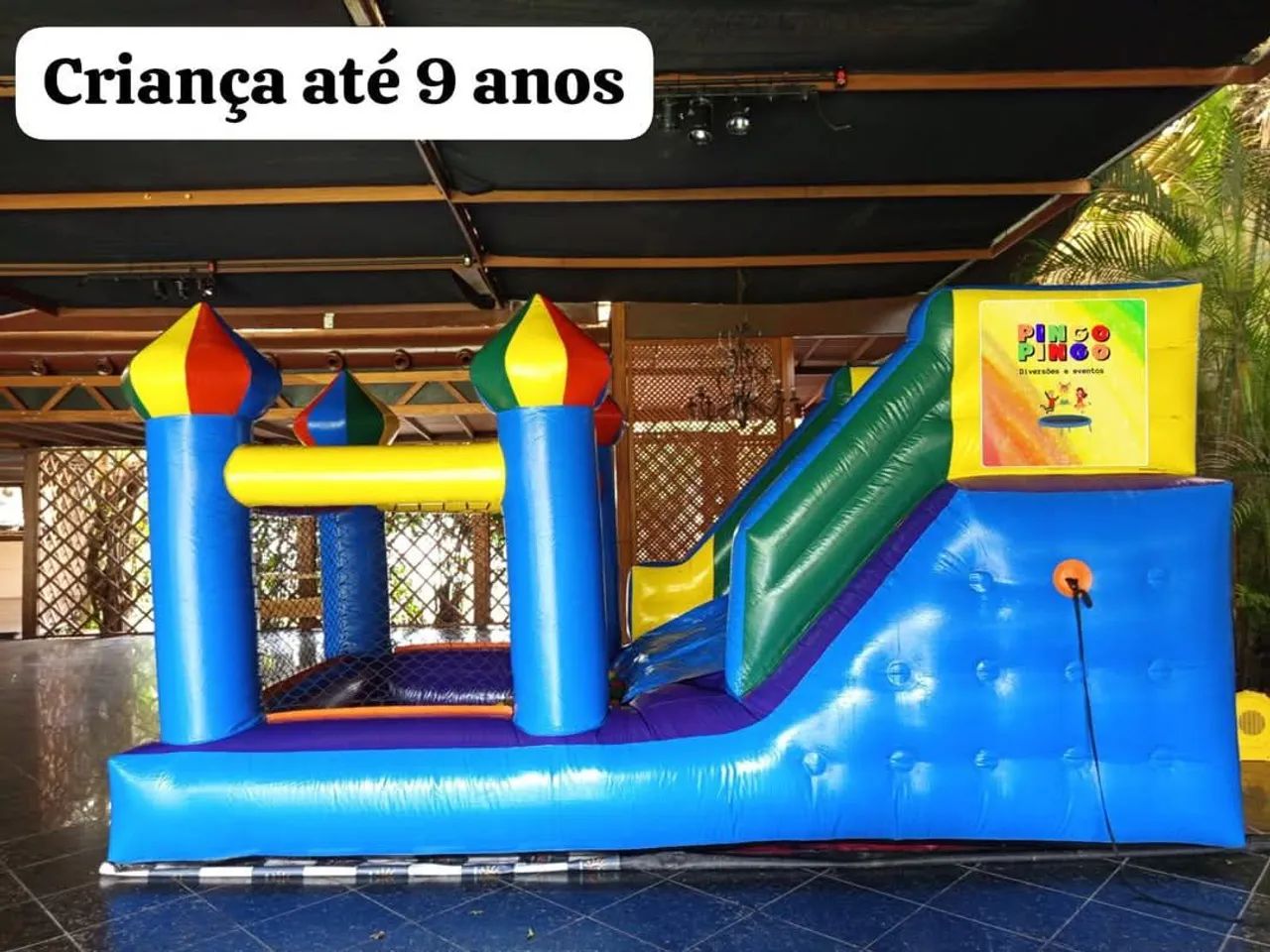 Tobogã com Piscina de Bolinha,Pula pula,Futebol de Sabão e muito mais....