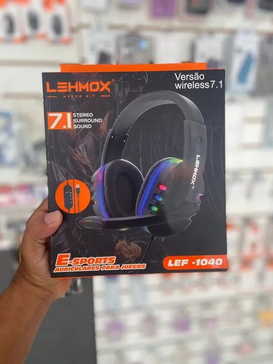 Headset Gamer USB com microfone - ENTREGA A domicílio 
