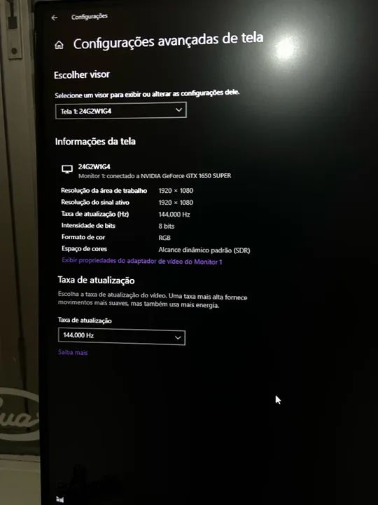 MONITOR GAMER 144 HZ - AOC G2 HERO - 24 POLEGADAS - - Foto 3