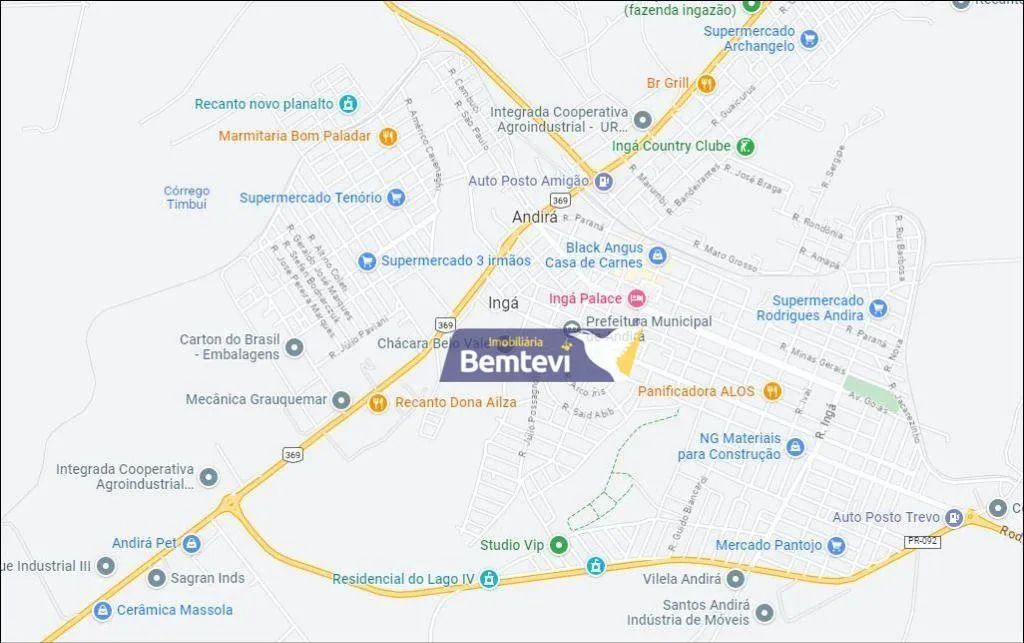 Terreno à venda, 1878 m² por R$ 224.954,20 - Cidade Alta - Andirá/PR - Foto 5