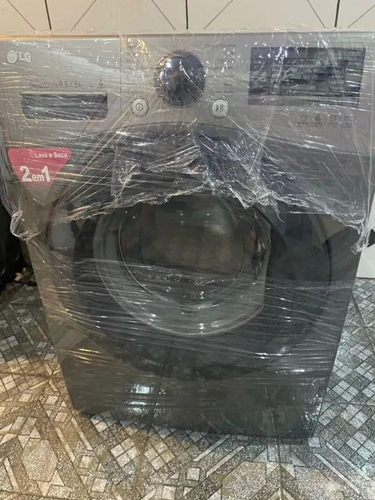 Lava e seca de inox LG 8.5 kg  - Foto 2