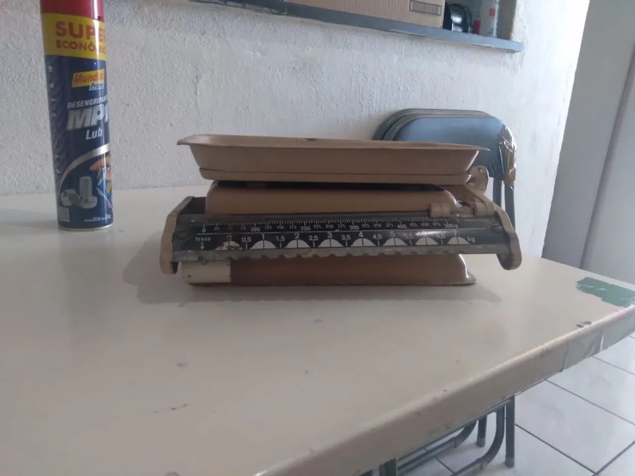 Balança de cozinha antiga .