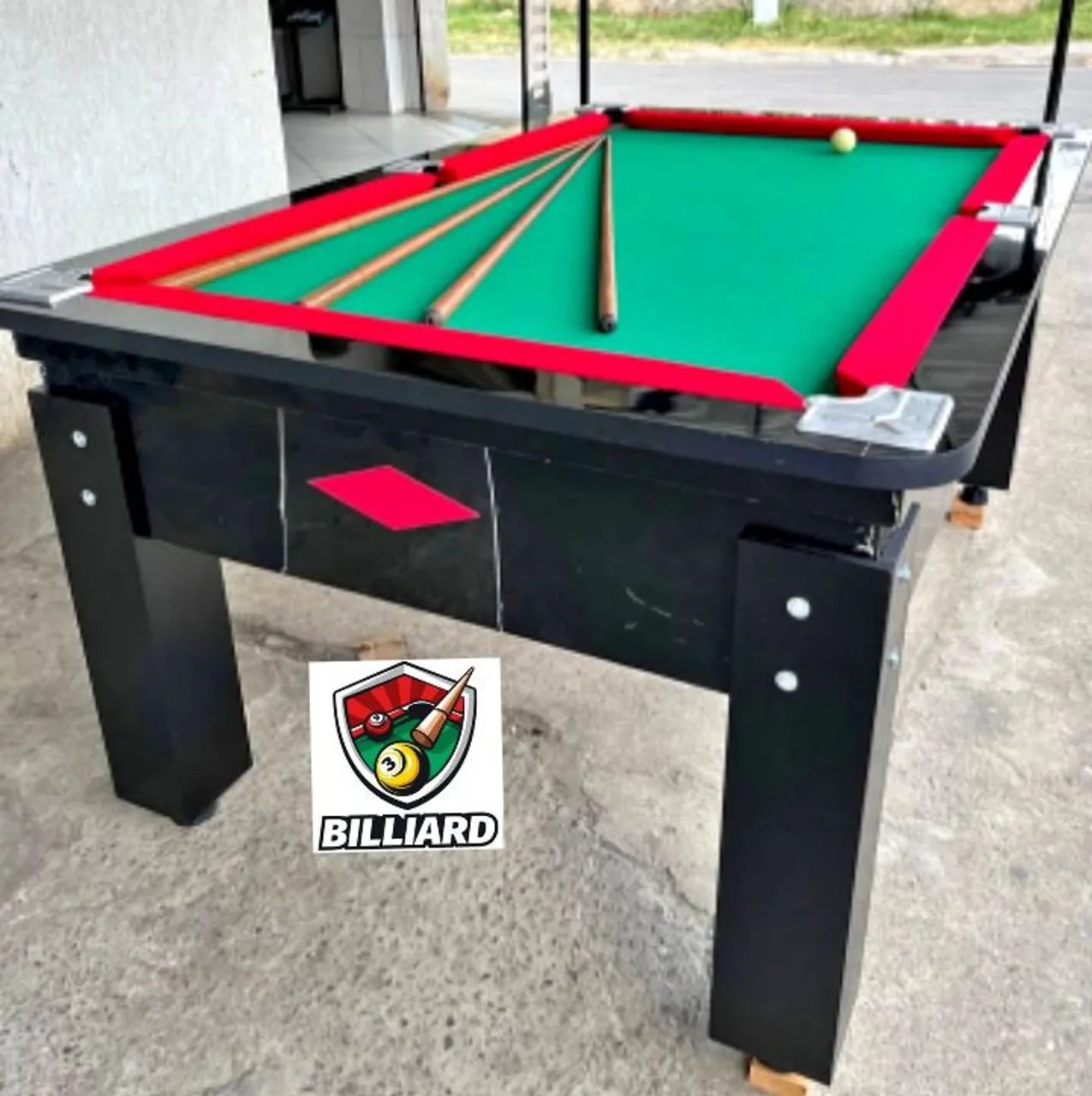 Sinuca Premium De Gaveta Verde Com Vermelho  - Foto 5