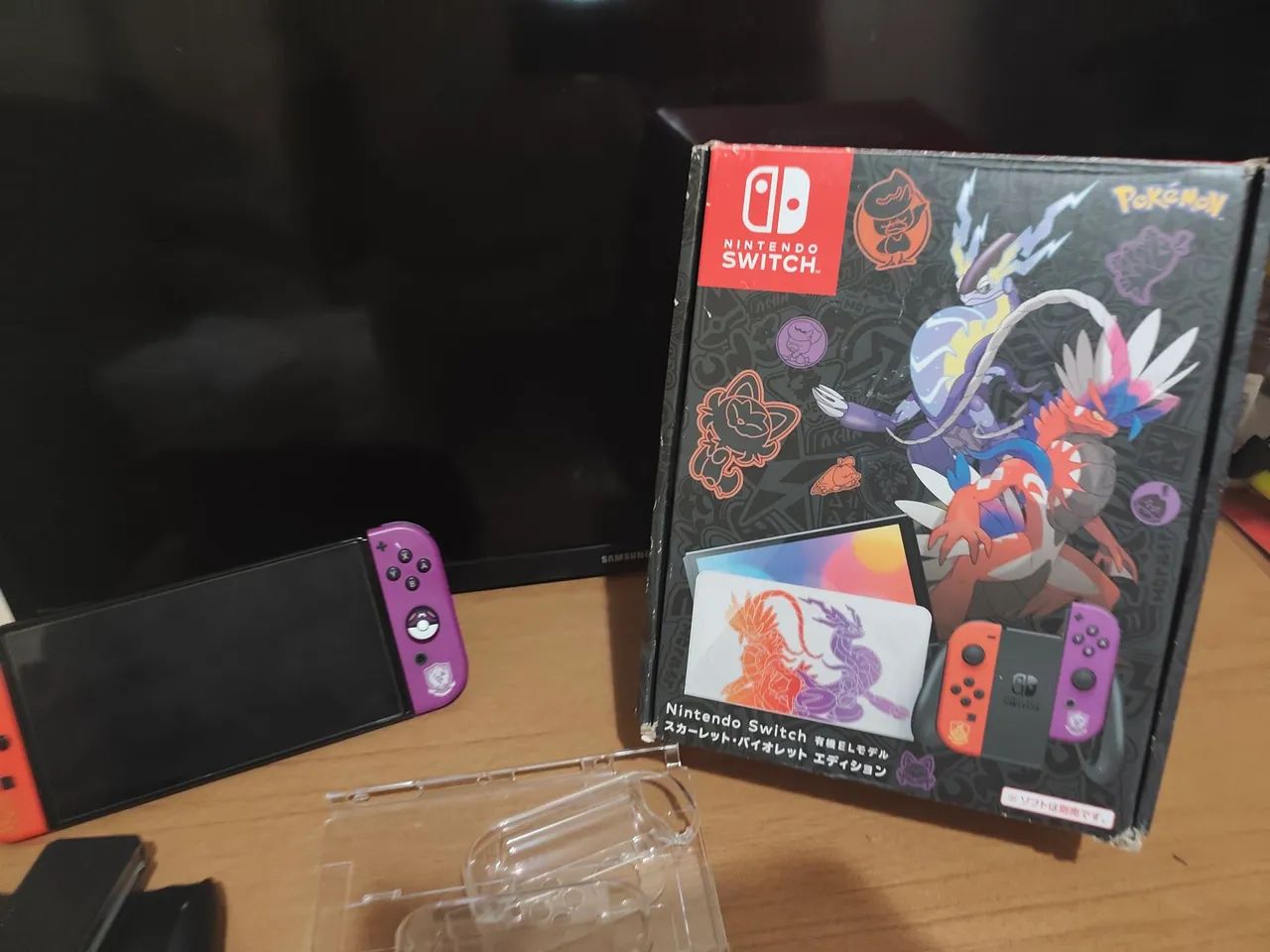 Nintendo switch OLED edição limitada Scarlet e Violet 
