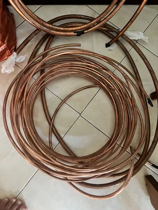 TUBOS COBRE AR CONDICIONADO canos 3/8 5/8 1/4 - Foto 3