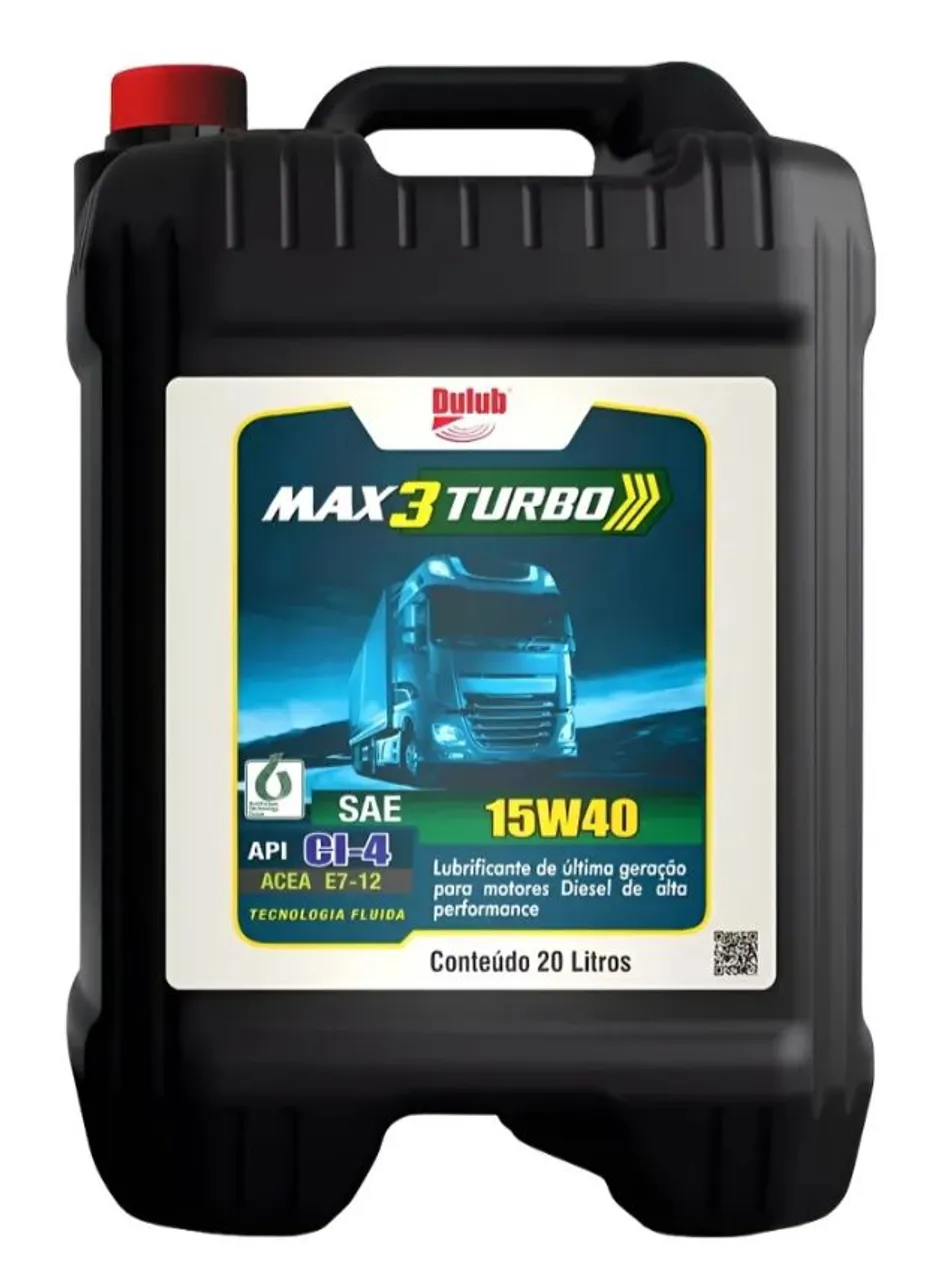 Óleo Lubrificante DIESEL Max 3 Turbo 15W40 20 Litros