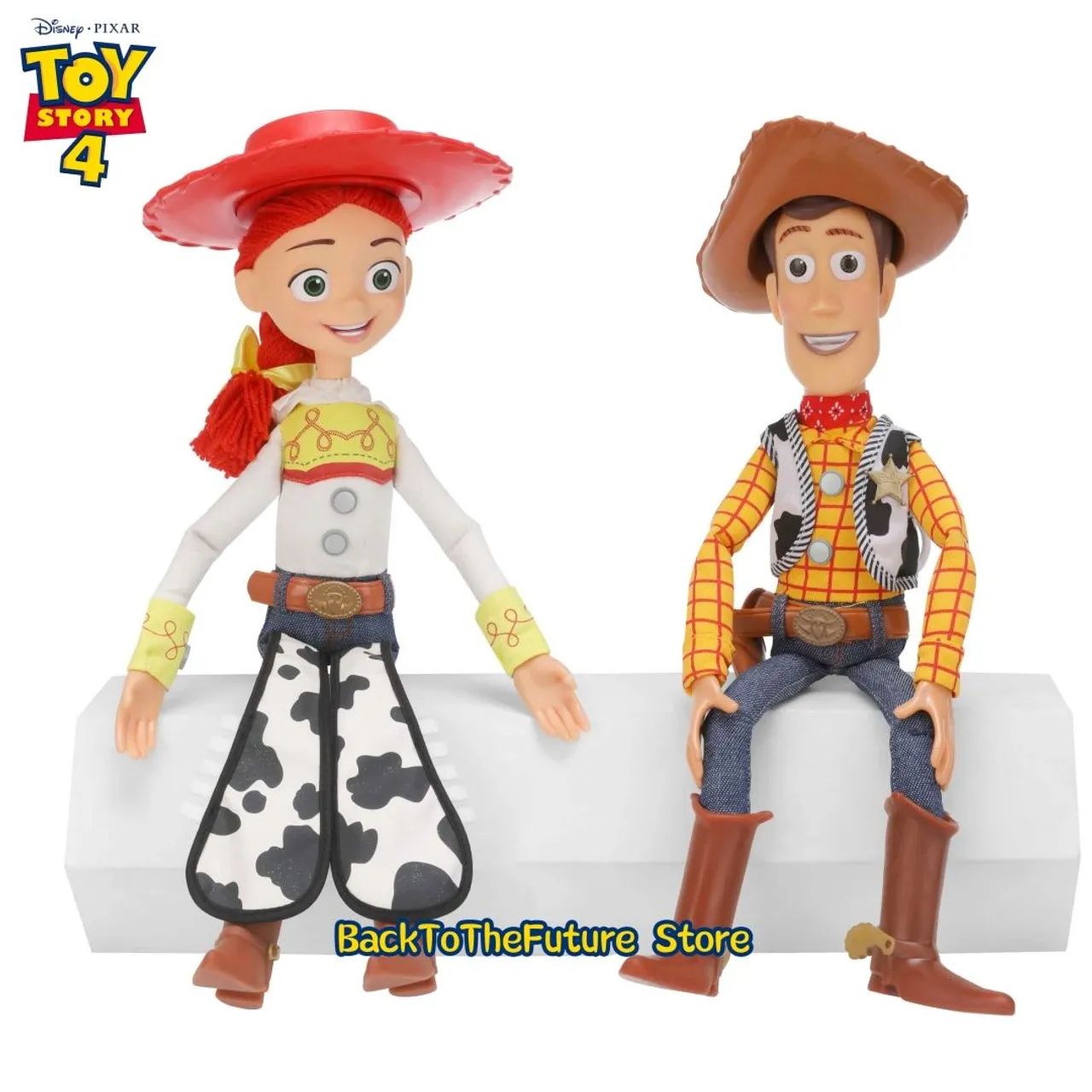Boneco Woody e Jessie toy story de pano TAG slinky rex zurg mineiro bala no alvo batata - Foto 5