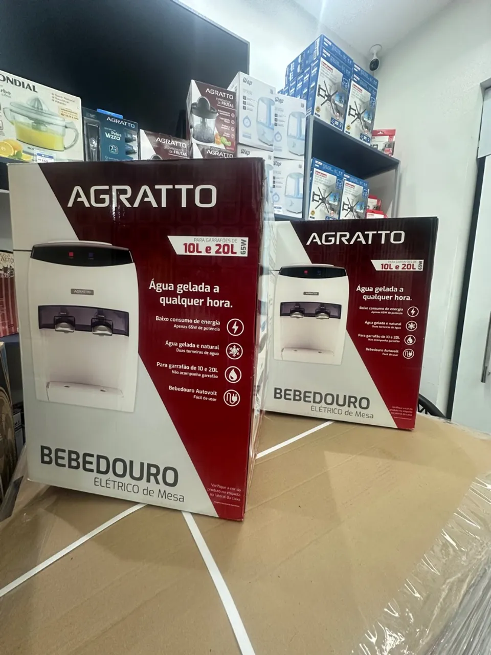 Bebedouro Elétrico de Mesa Agratto - Água Gelada e Natural