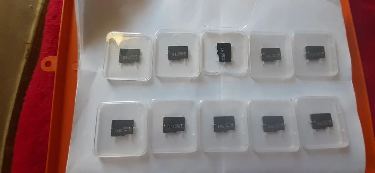 CARTÃO DE MEMÓRIA SD 128 GIGAS R$ 34,99