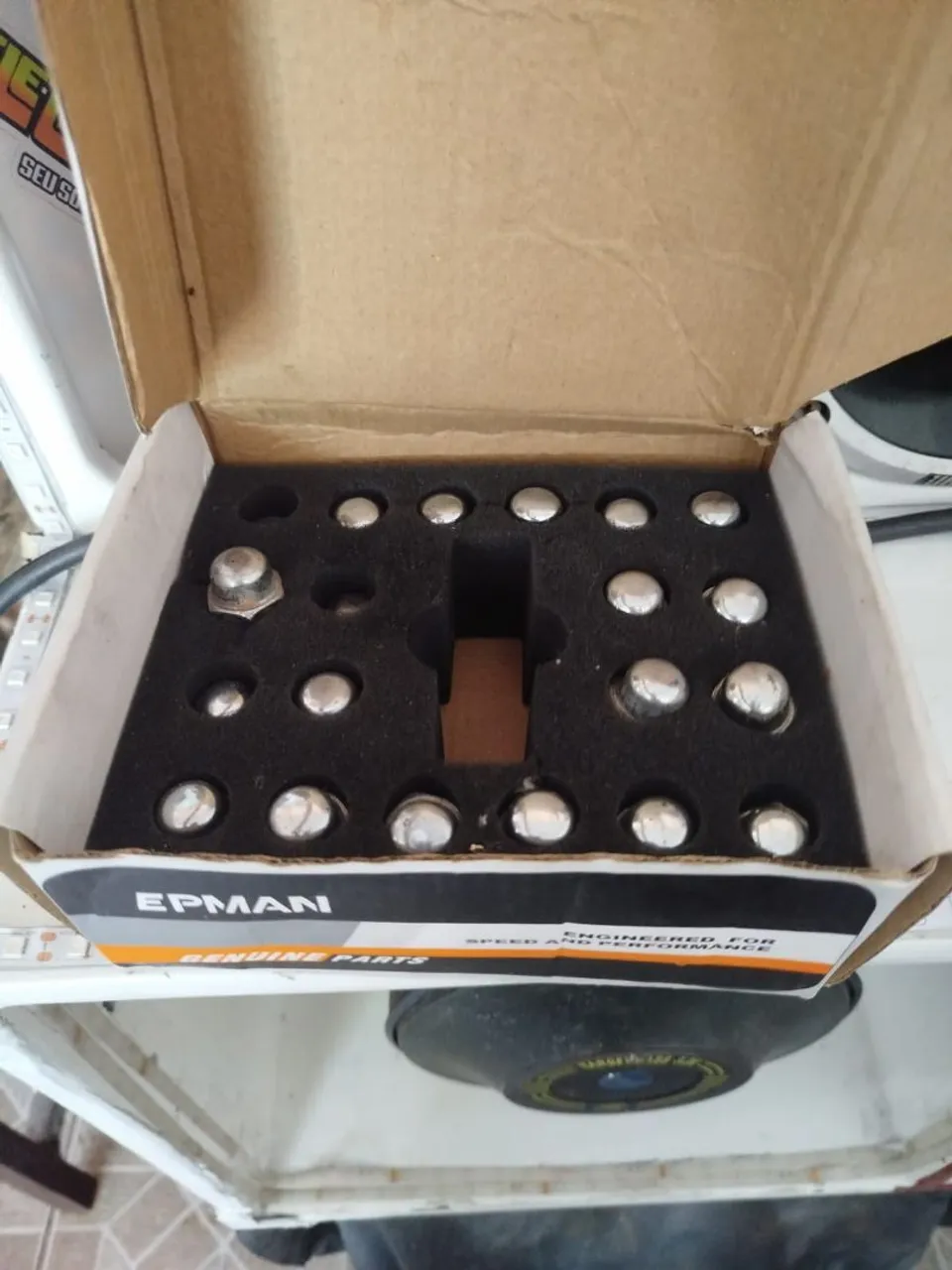 Jogo de Porcas Cromadas EPMAN