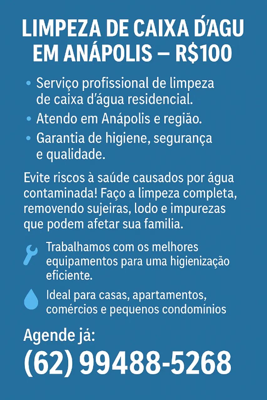 Limpeza em caixa d´gua 