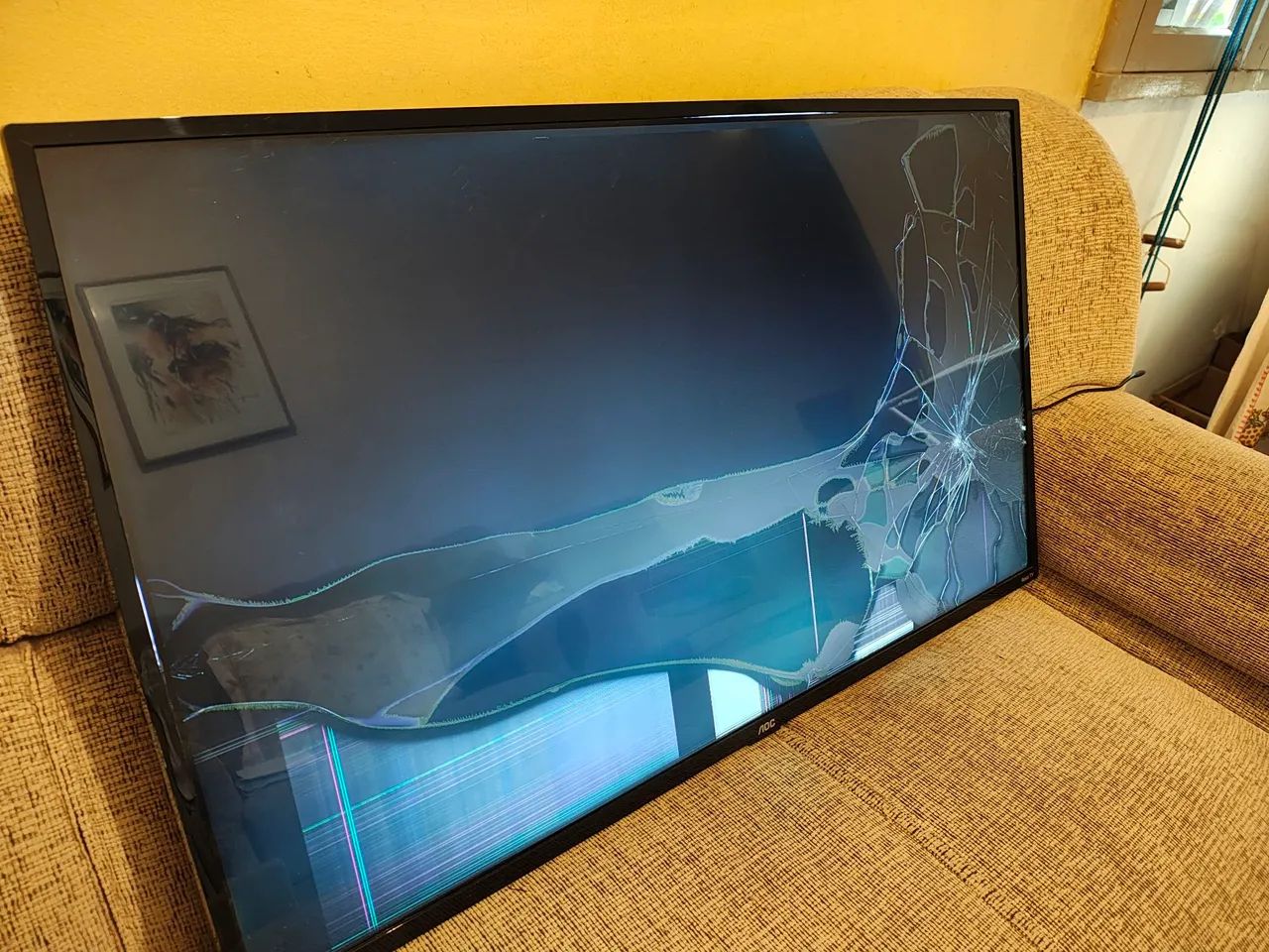 AOC 43-inch LED TV 43s5195/78G - Broken Screen