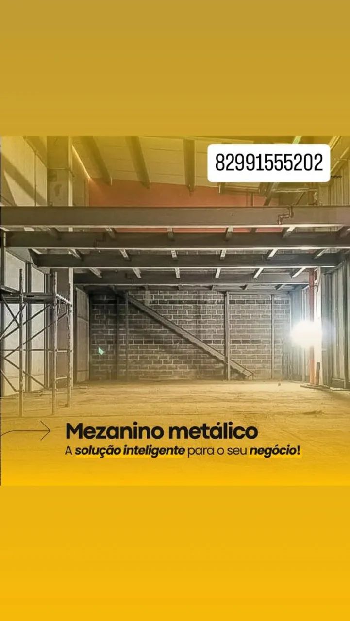 Mezanino Metálico - A solução inteligente para o seu negócio!